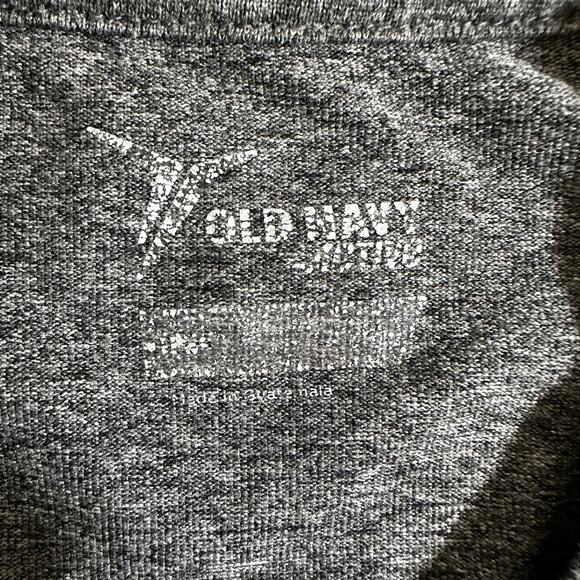 Old Navy Active Men's Go Dry Athletic Short Sleeve T Shirt Gray Activewear Gym - Picture 7 of 7